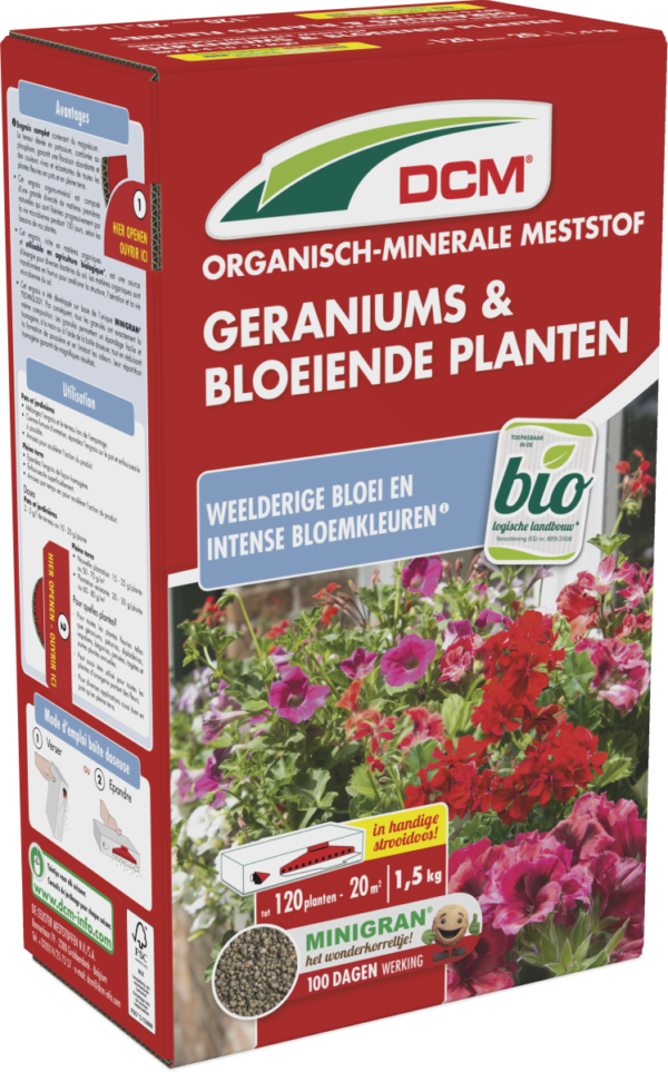 DCM GERANIUM/BLOEIENDE PLANTEN 1,5KG