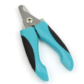 M-PETS NAGELKNIPPER S ZWART&BLAUW 5.5X12.5CM