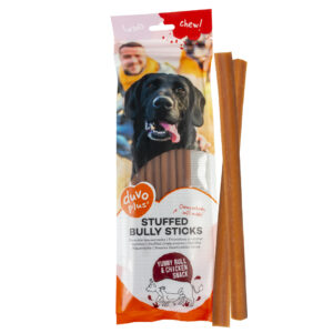 chew! Gevulde bully sticks 25,4cm - 4pcs