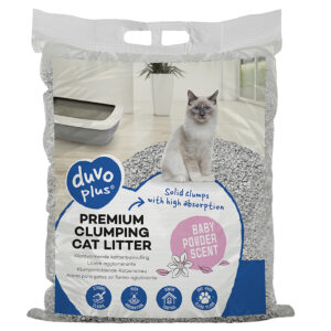 Kattenbakvulling premium baby powder scent 12kg