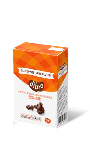 glutenvrij MIX BROWNIES DIBRO 375g