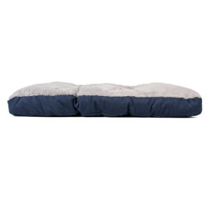 Matras rechthoekig DuoTex ECO S - 80x55x8cm blauw/grijs