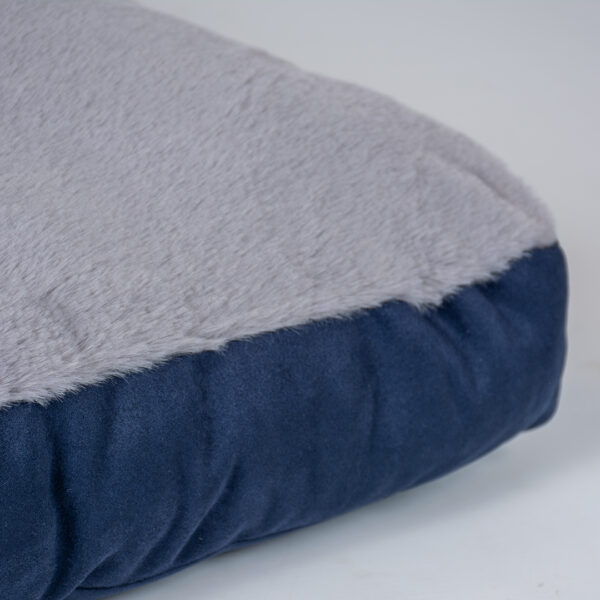 Matras rechthoekig DuoTex ECO M - 100x70x10cm blauw/grijs