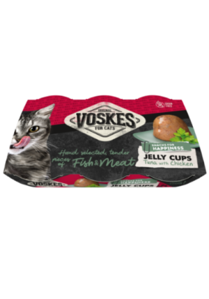 VOSKES GELEI TONIJN & KIP (6 X 25G)