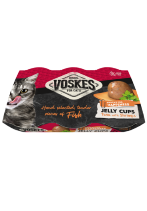 VOSKES GELEI TONIJN & GARNALEN (6 X 25G)