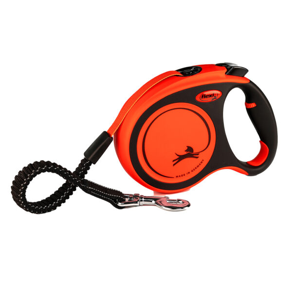 Flexi Xtreme lint M/5m oranje/zwart