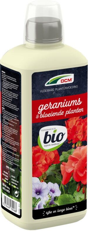 DCM VLOEIB GERANIUM/BLOEIENDE PLANTEN 0,8L