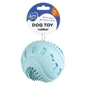 Rubber giggle ribble ball 8,5x8,5x8,5cm blauw