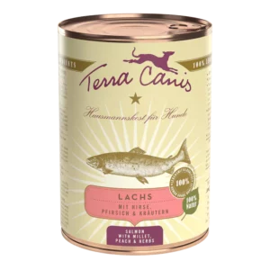 TERRA CANIS CLASSIC ZALM MET GIERST, PERZIK & KRUIDEN - 400 G