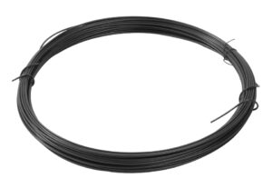 Draad gepl. 3.8mm x 50m RAL 9005 zwart