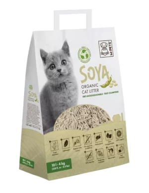 M-PETS SOYA ORGANISCHE KATTENBAKVULLING 4KG 10L