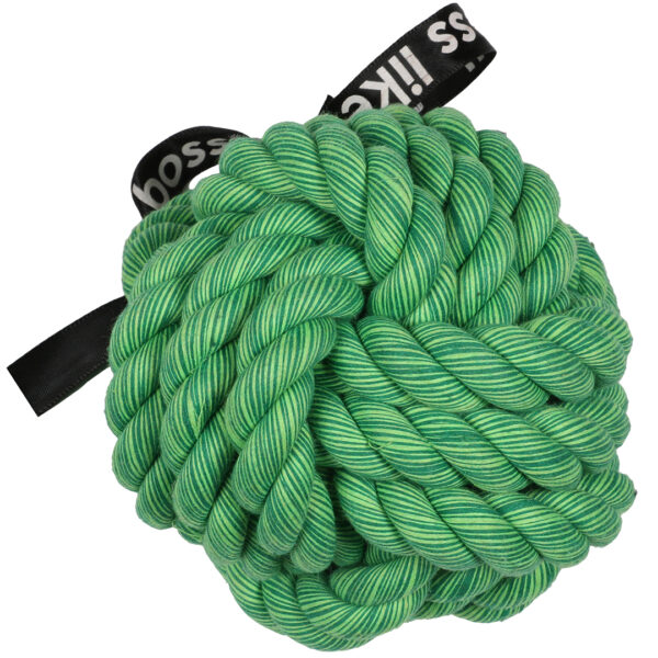 Ballin' gevlochten bal 12cm groen