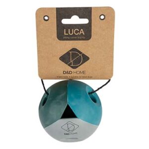 Luca Lagoon hondenspeeltje 8x8x8cm blauw