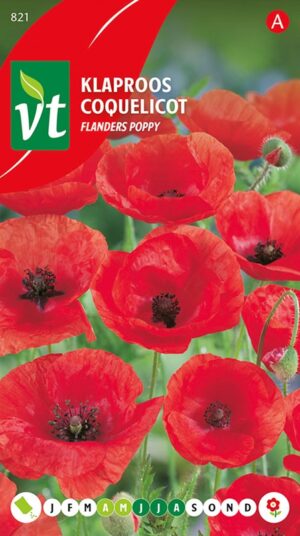 VT PAPAVER RODE KLAPROOS