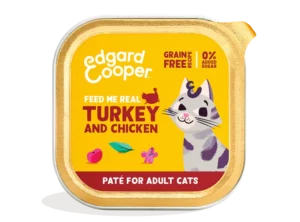 Free-run turkey and chicken paté for adult cats 85g