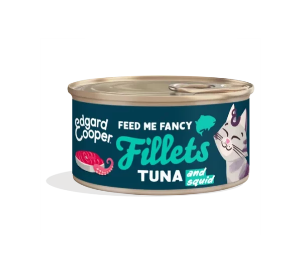 Fresh Wild-caught Tuna and Squid 70g