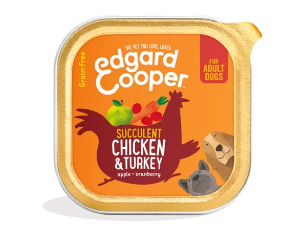 Chicken & Turkey with apple, cranberry & carrot 150g