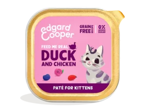 Free-run duck and chicken paté for kittens 85g