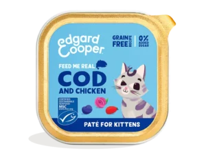 MSC cod and free-run chicken paté for kittens 85g