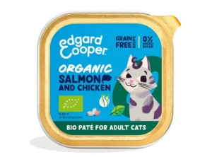 MSC salmon and free-run chicken paté for adult cats 85g