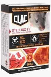 STELLIOX 25 Waterbestendige Blokken Ratten & Muizen 300g