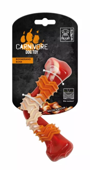 M-PETS CARNIVORE BOOMERANG L BEEN - BACONSMAAK