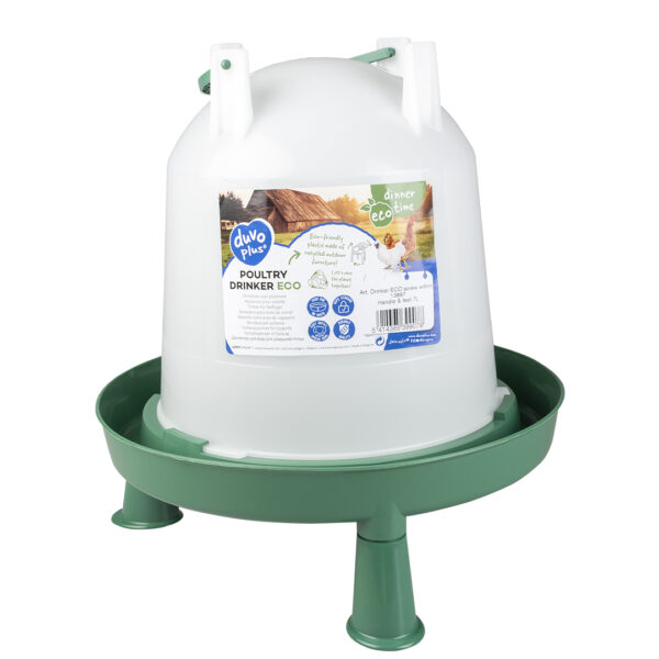 Drinkklok ECO schroef met handvat & pootjes 7L