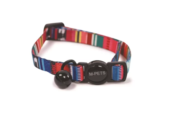 M-PETS URBANSTYLE JAZZ STRIPES ECO KATTENHALSBAND