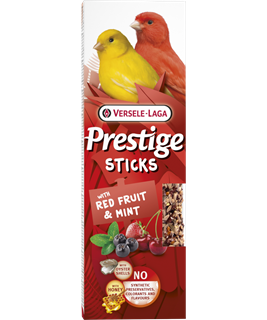 Sticks Kanaries met Rood Fruit & Munt - 2 stuks 60g