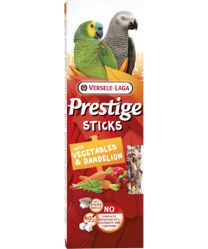 Sticks Papegaaien met Groenten & Paardenbloem - 2 stuks 140g