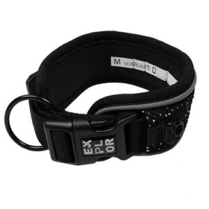 Ultimate fit control halsband granite black