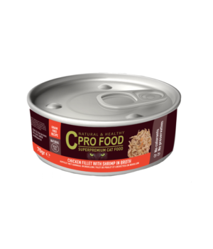 CPROFOOD CHICKEN FILLET WITH SHRIMP IN BROTH 70g