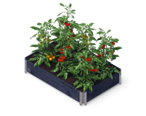 Moestuinbak Garden box Eco zwart 120x80x19,5cm