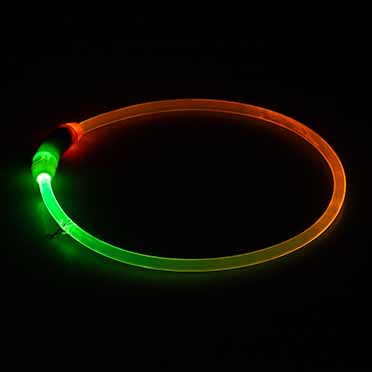 Flash light ring USB TPU M - 45x2,5x1cm meerkleurig