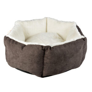 Mand hexa Velvet Concrete L - 80x80x28 antraciet/w