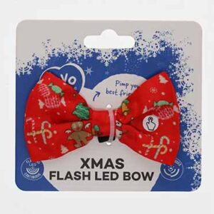 Xmas Flash LED strik 6x10x1,5cm rood