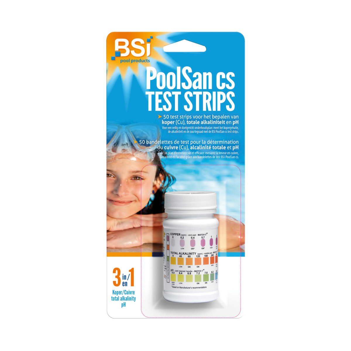 BSI Z POOLSAN TEST STRIPS-50st