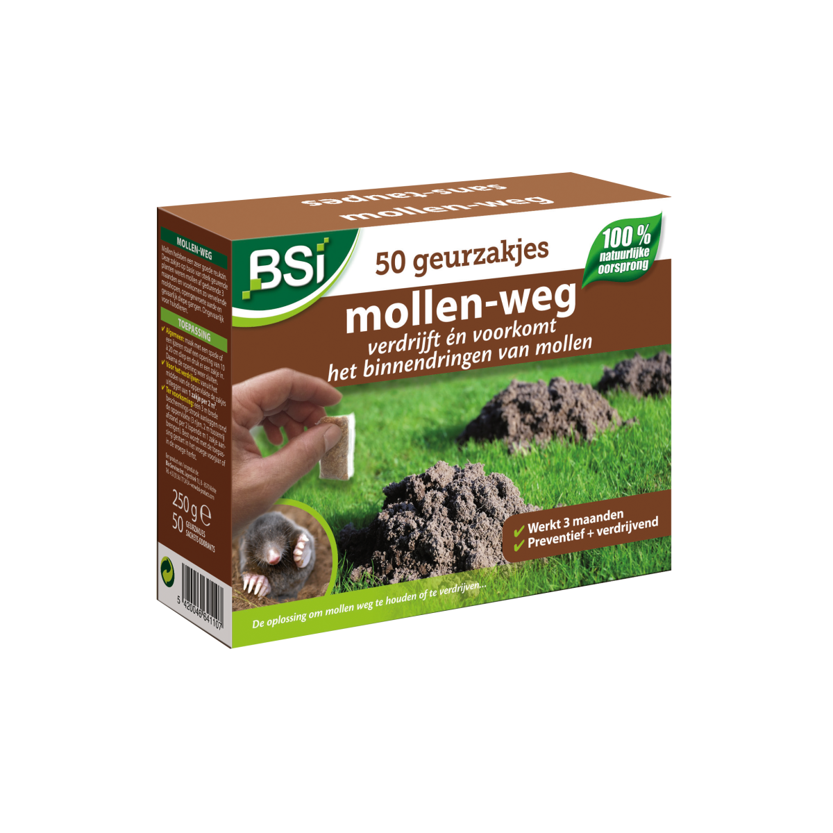 Mollen-Weg Wateroplosbare Zakjes | 50ST