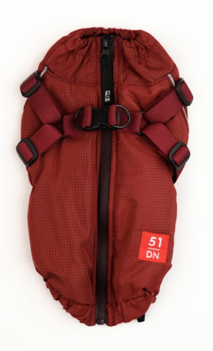Hondenjasje Adventure Harness Coat - Burgundy
