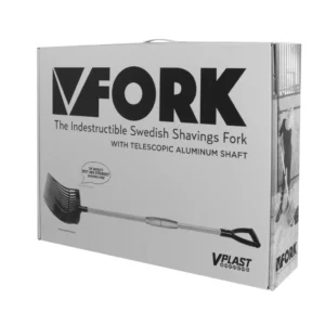 Mestvork met steel Zwart