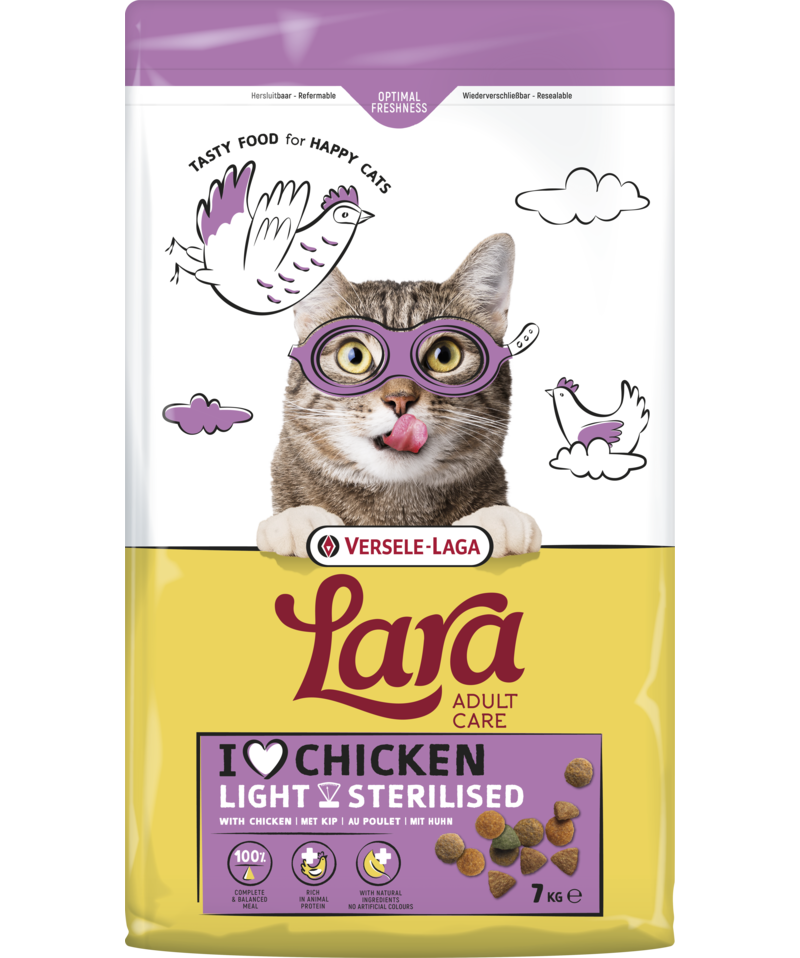 Lara Adult Care Light Sterilised with Chicken 7kg
