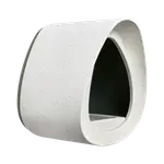 essential bird feeder 18 fibrous grey