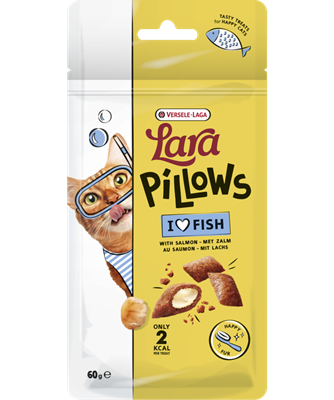 Lara Pillows with Salmon Happy Fur Treats 60g