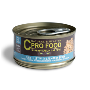 CPROFOOD TUNA FILLET WITH SALMON IN BROTH 70g