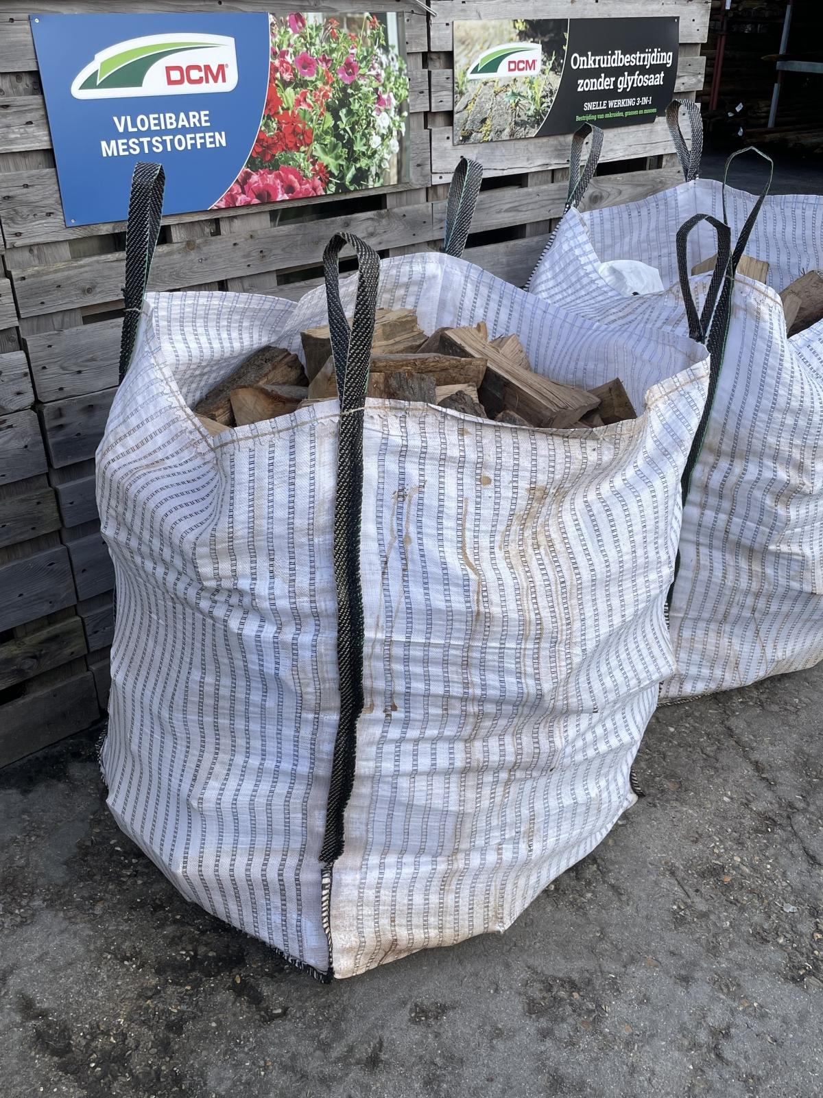 Brandhout bigbag eik/beuk ± 1 stére geleverd