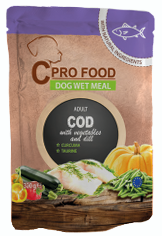 CPRO FOOD DOG FRESH MEAL COD 300G