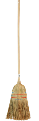 Strobezem 5-naads met gelakte steel, 135 cm